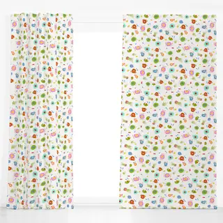 Dekovorhang Tischszene Pattern
