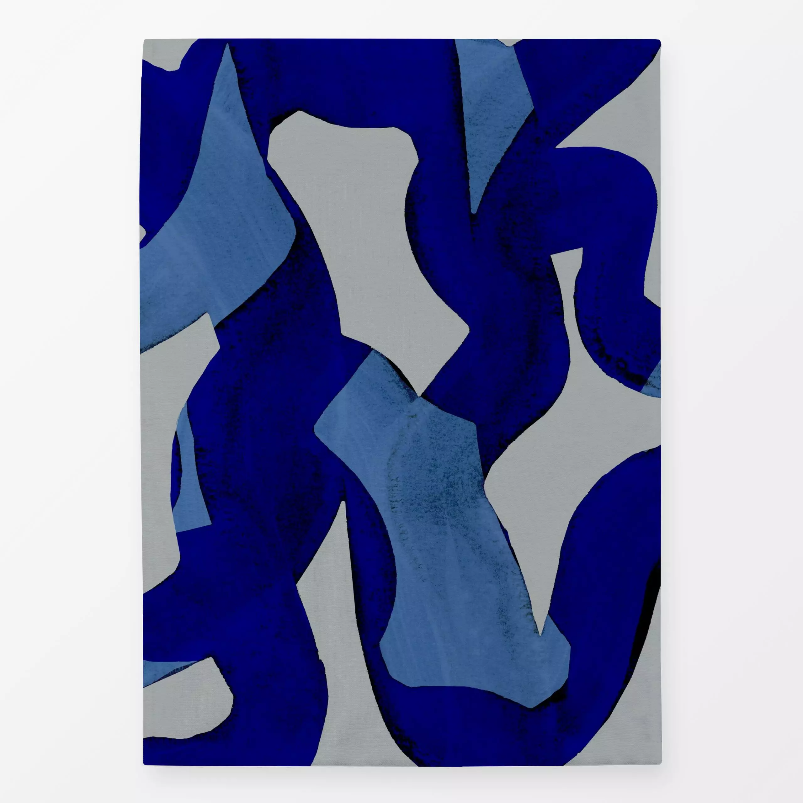 Geschirrtücher Grids and Shapes 2 - Symbole & Muster - von „Mareike Böhmer"; minimal, linie, Pinsel, Linien, abstrakt, Blaug...