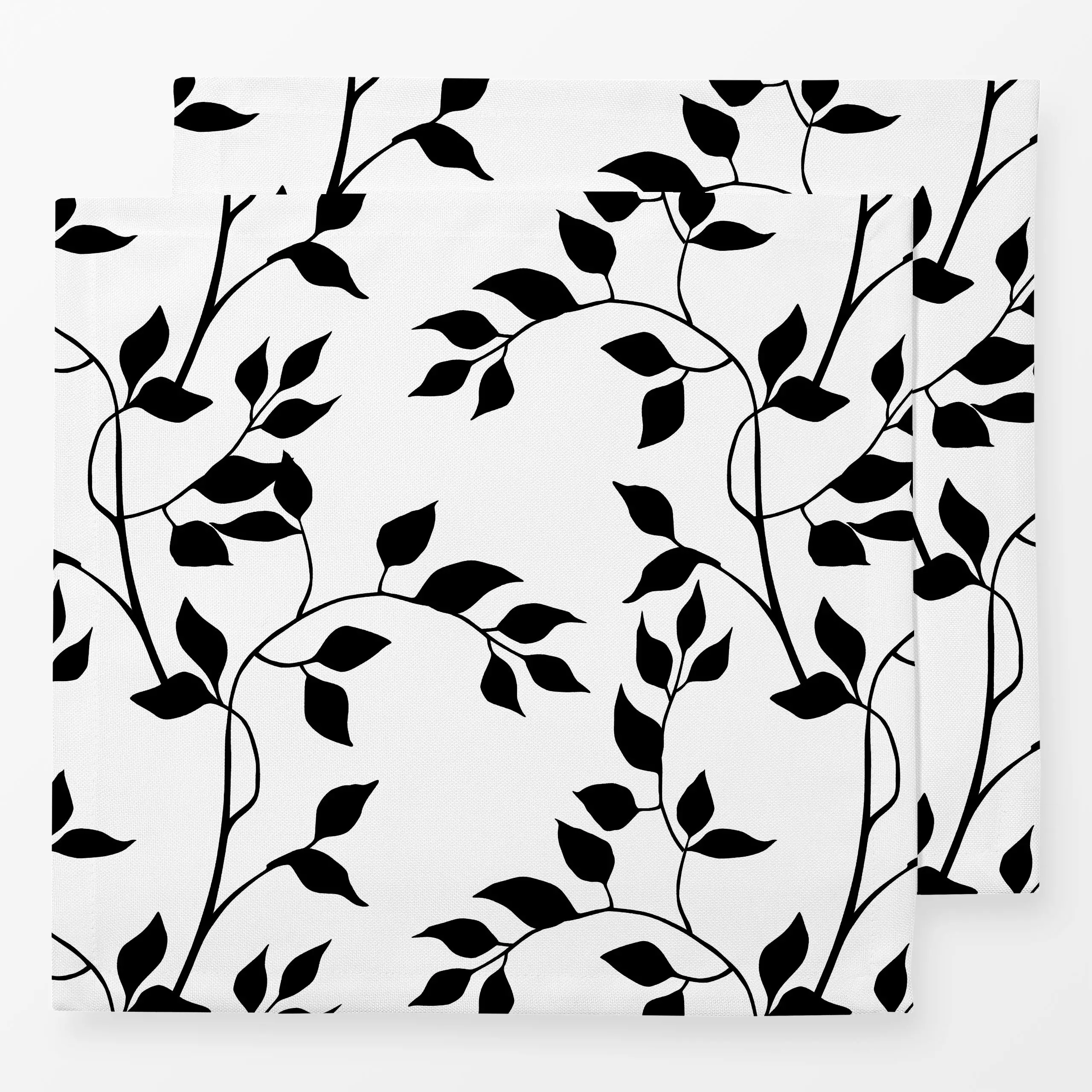 Servietten Leaf Simplicity - Blumen & Florales, Pflanzen & Botanik - von „Andrea Haase"; Natur, Blatt, Blätter, Minimalismus...