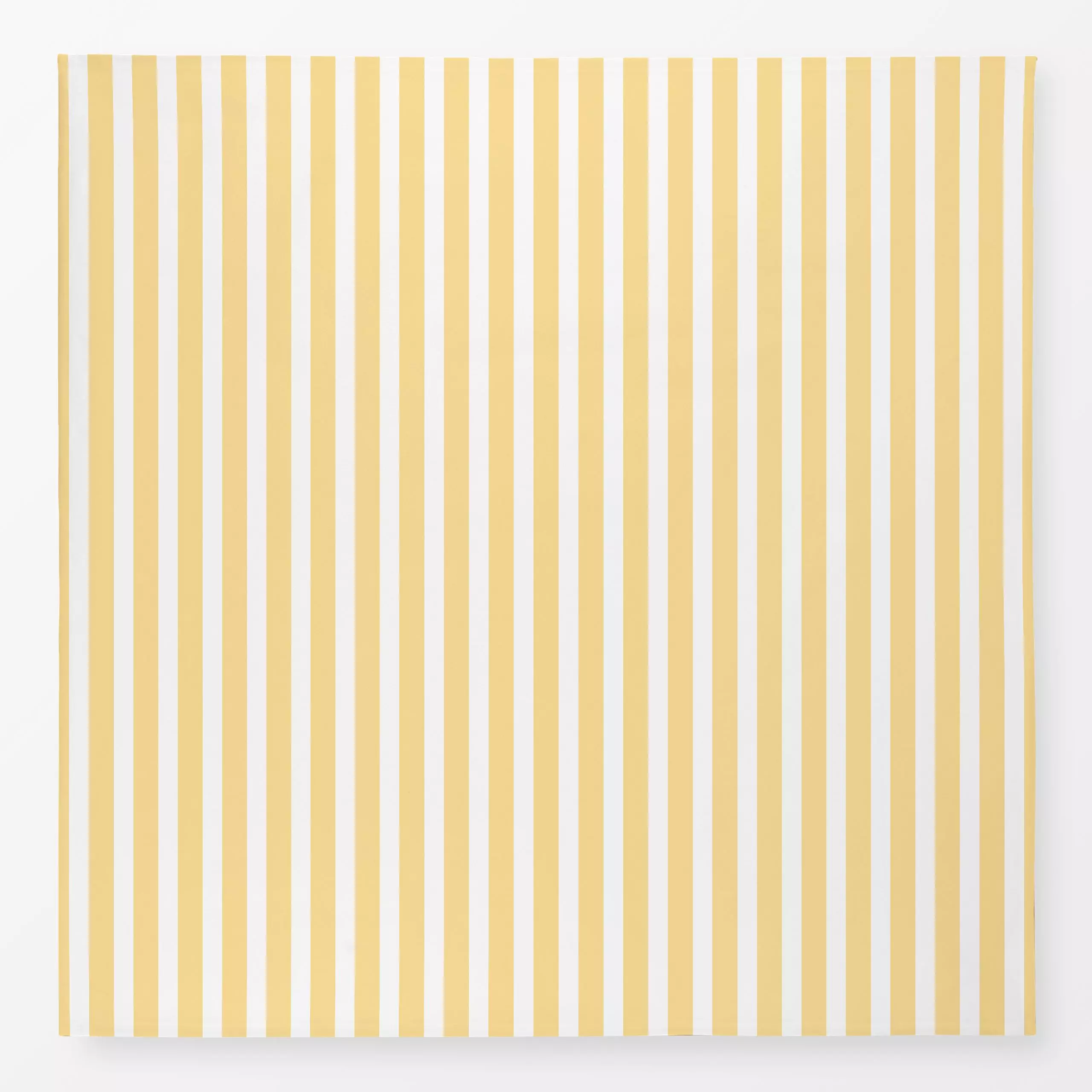 Tischdecke Streifen Weiß Gelb - Sommer, Symbole & Muster - von „Jana Moßmann"; Streifen, Strand, Streifenmuster, spass, enjo...