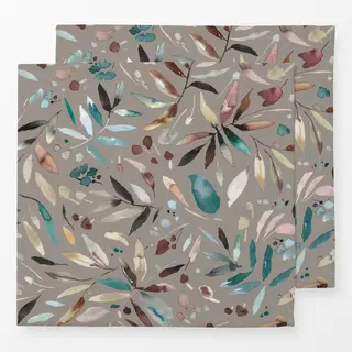 Servietten Natur Botanik Herbst Blätter