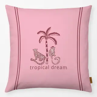 Kissen Tropical Dream rosa