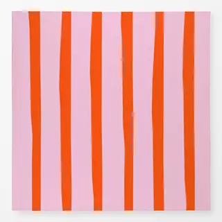 Tischdecke Big stripes pink red