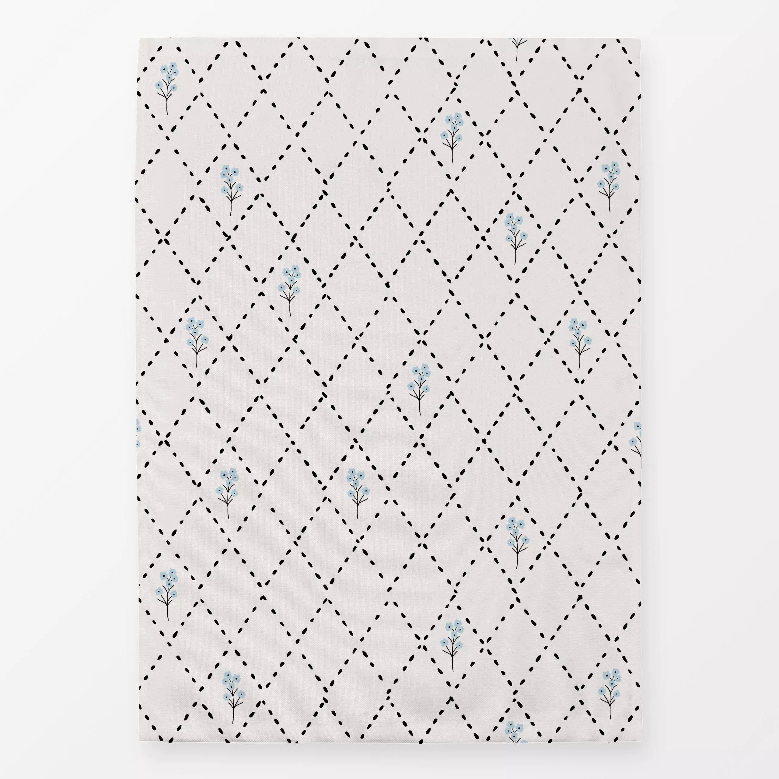 Geschirrtücher Vintage Blumen | Allover - Frühling, Symbole & Muster, Ostern - von „moDeern Design Studio"; Muster, Blumen, ...