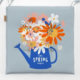 Sitzkissen Giesskanne - Let spring begin