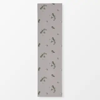 Tischläufer Schneebeeren Watercolor grau