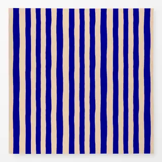 Tischdecke Santorini Stripes Blue & Beige
