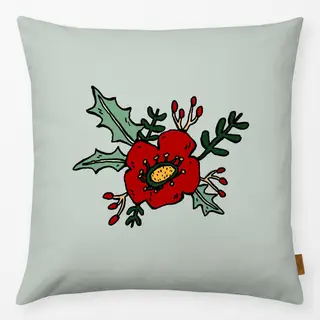 Kissen Weihnachtsblumen