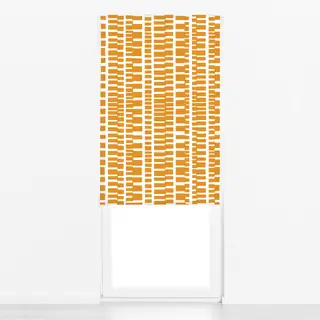 Raffrollo Wild Stripes gelb