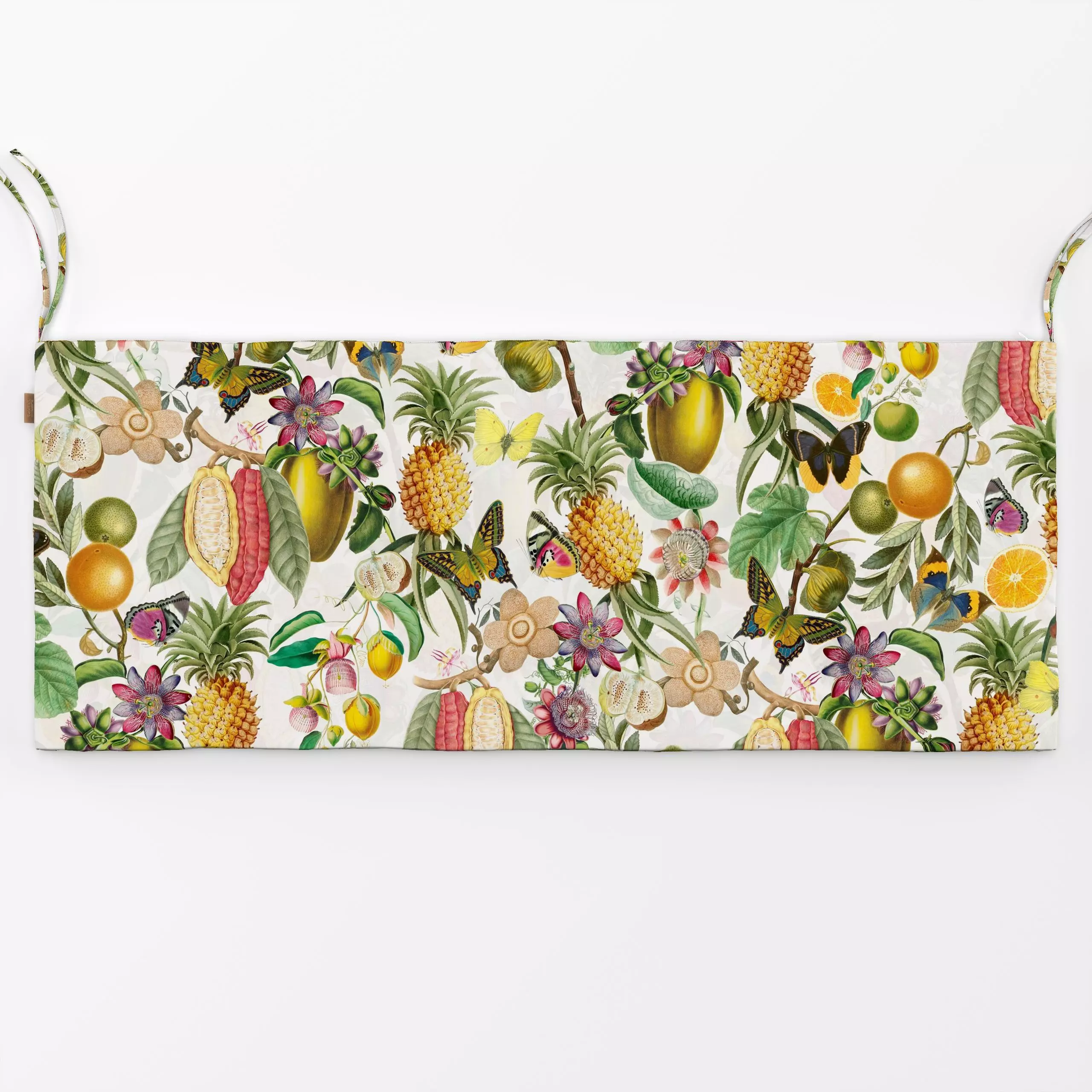 Bankauflage Tropischer Jungle Garten 8 - Blumen & Florales, Sommer, Pflanzen & Botanik - von „Uta Naumann"; boho, Garten, Sc...