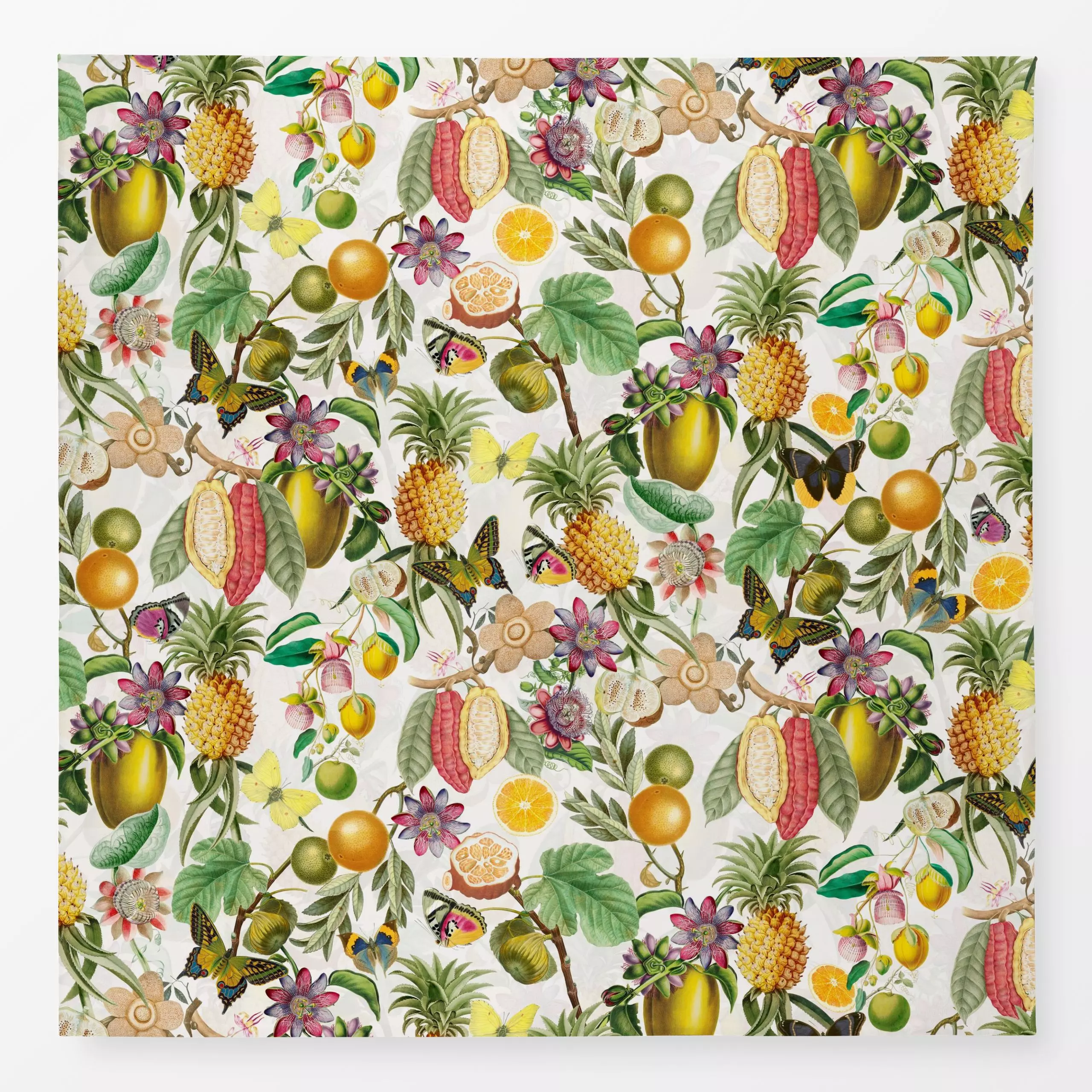 Tischdecke Tropischer Jungle Garten 8 - Blumen & Florales, Sommer, Pflanzen & Botanik - von „Uta Naumann"; boho, Garten, Sch...