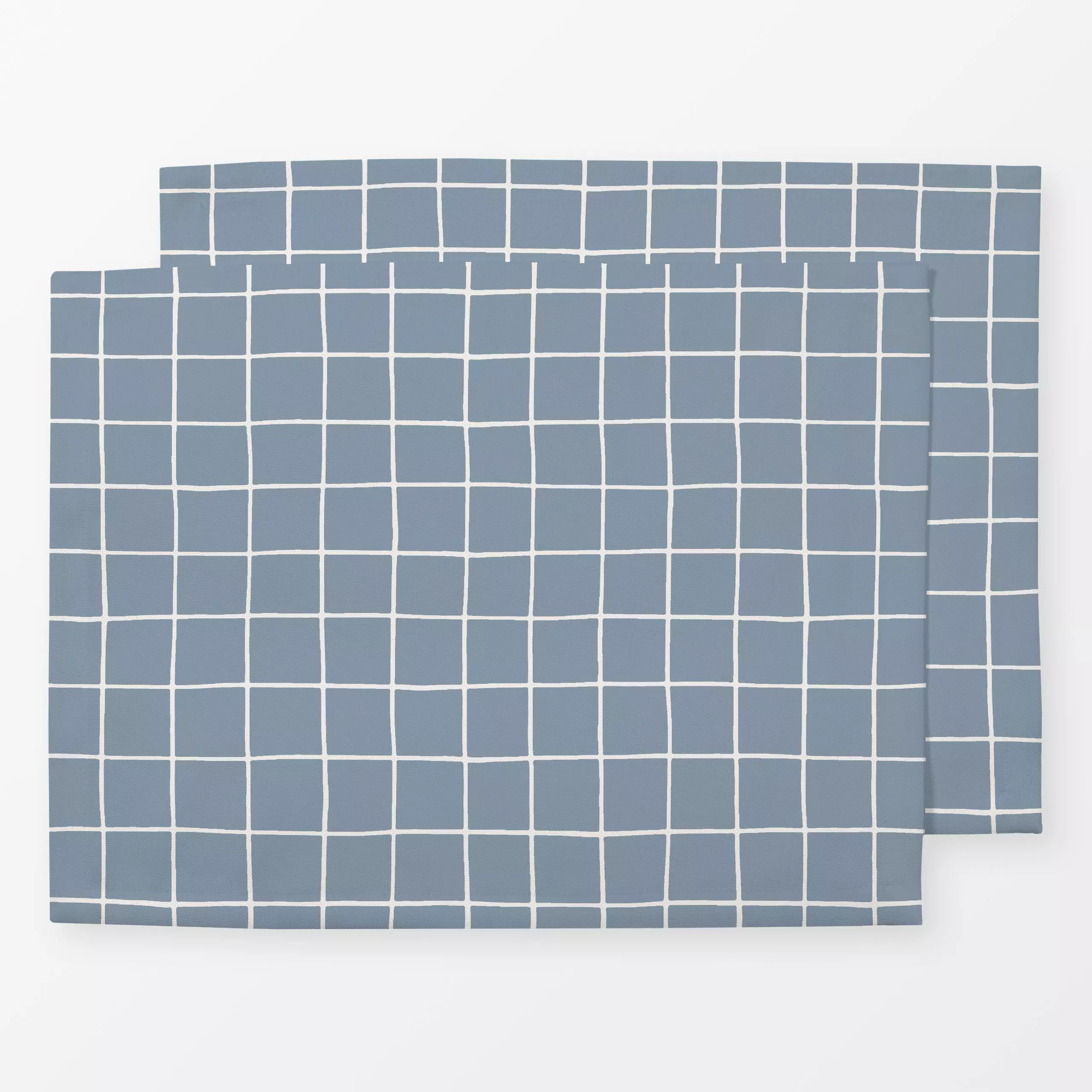 Tischset Karo blau - Frühling, Symbole & Muster, Anlässe, Ostern - von „Studio Kesse"; Ostern, Karo, Scandi, landhaus, karie...