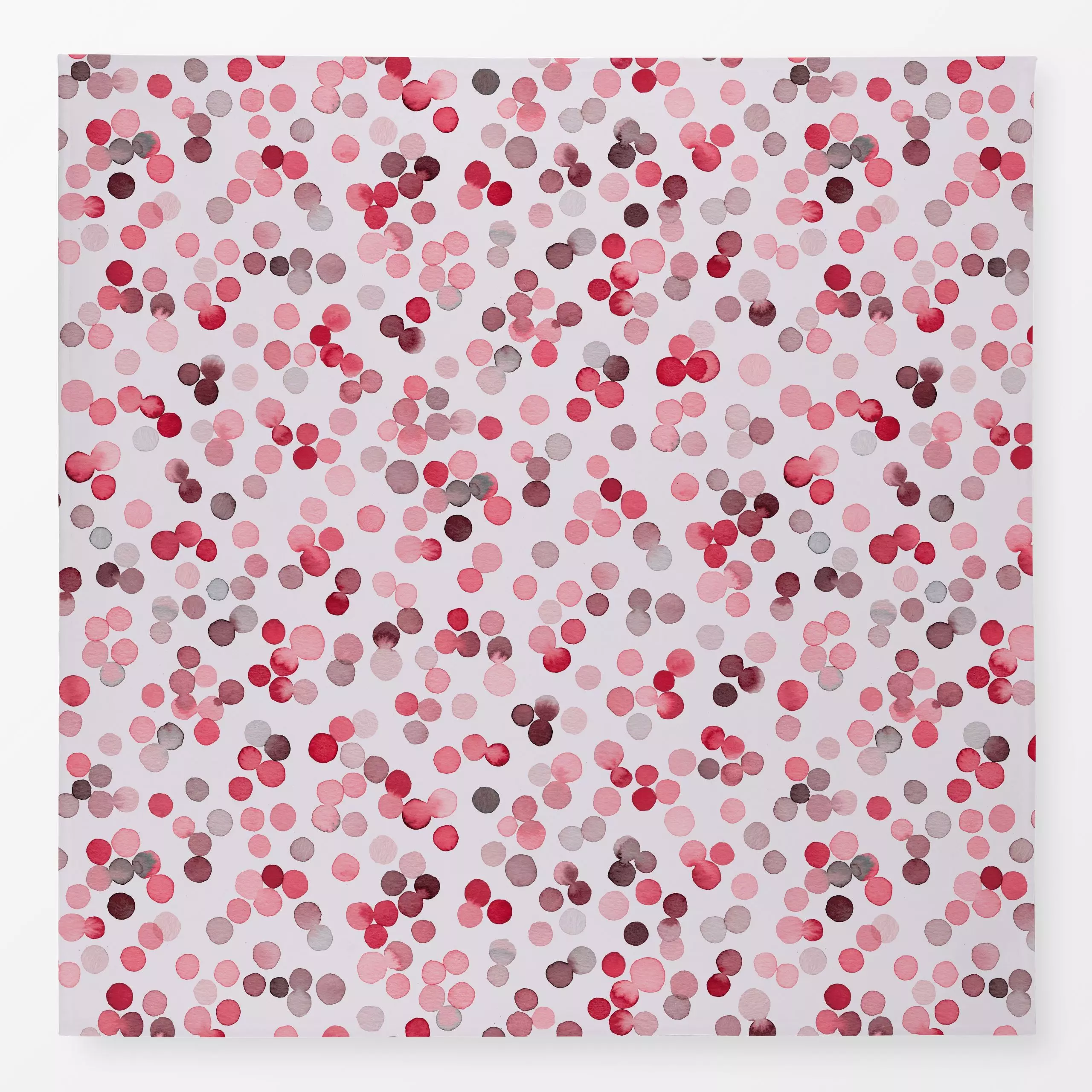 Tischdecke Romantik Confetti Dots Red - Frühling, Liebe, Romantik & Pride, Symbole & Muster - von „Ninola Design "; Aquarell...