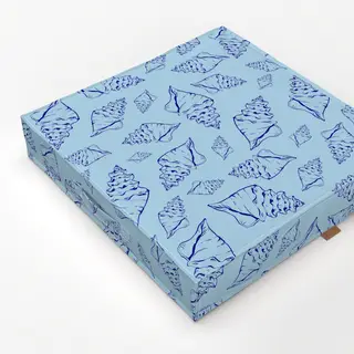 Bodenkissen Santorini Seashell Pattern