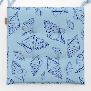 Sitzkissen Santorini Seashell Pattern