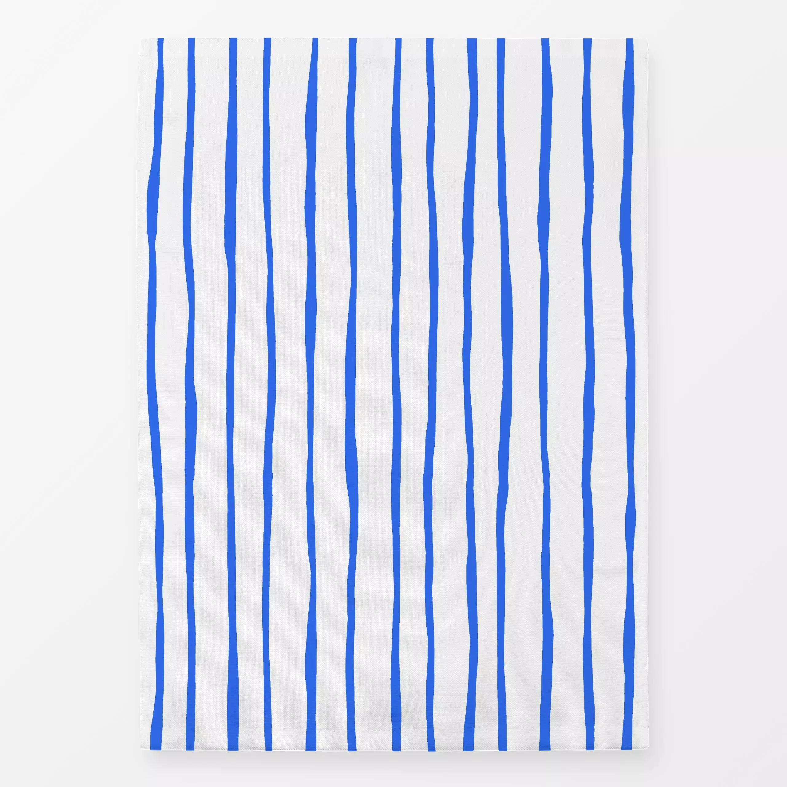 Geschirrtücher Malerischer Streifen dünn blau - Sommer, Symbole & Muster - von „Julia Schumacher"; Streifen, maritim, gewellt