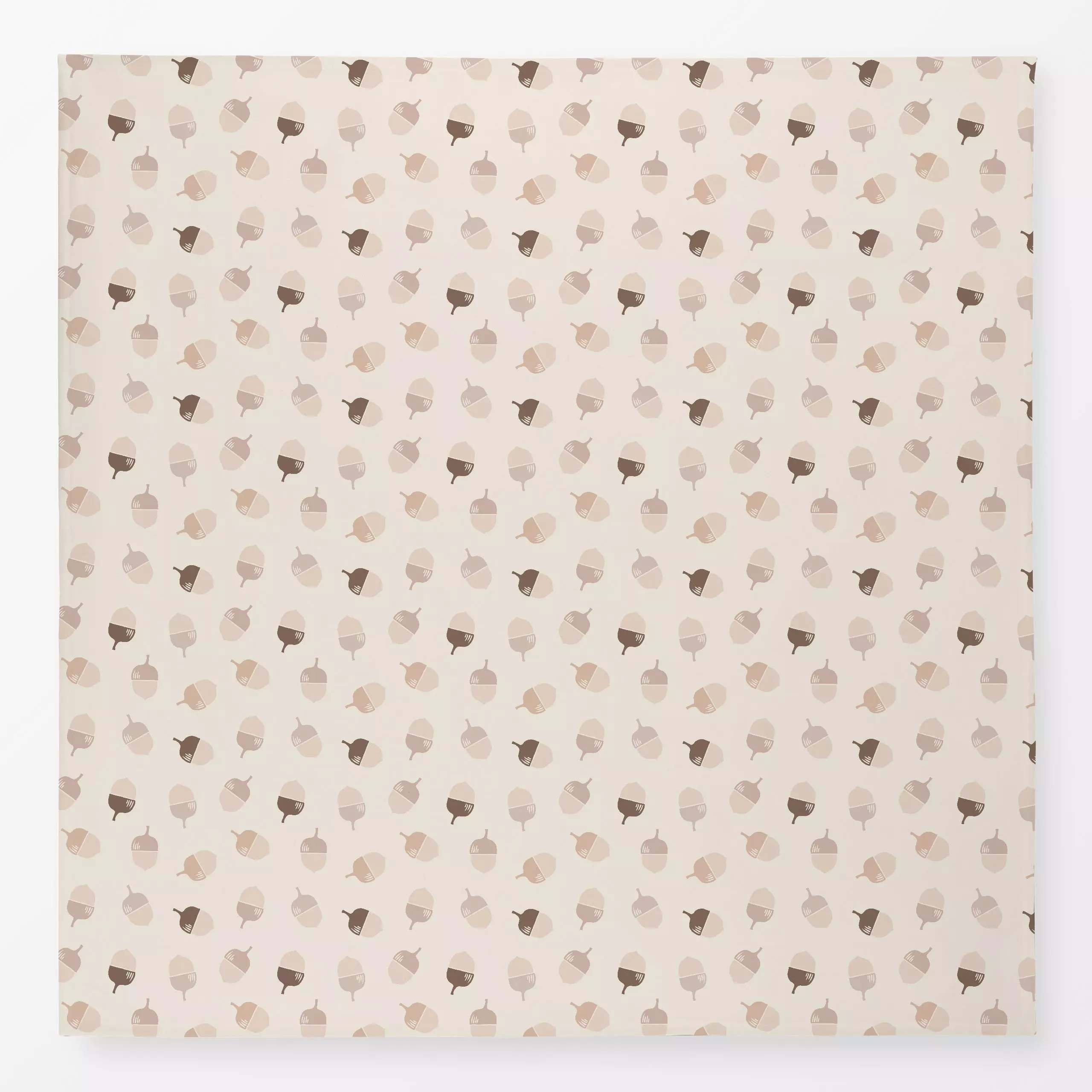 Tischdecke Eicheln beige - Herbst, Natur & Landschaft - von „Studio Kesse"; Garten, Wald, Winter, Herbst, landhaus, Herbstde...