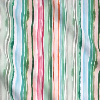 Meterware Watercolor Stripes Summer