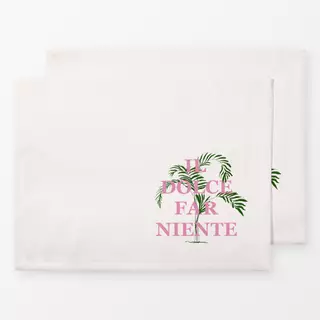 Tischset Il dolce far niente Rosa