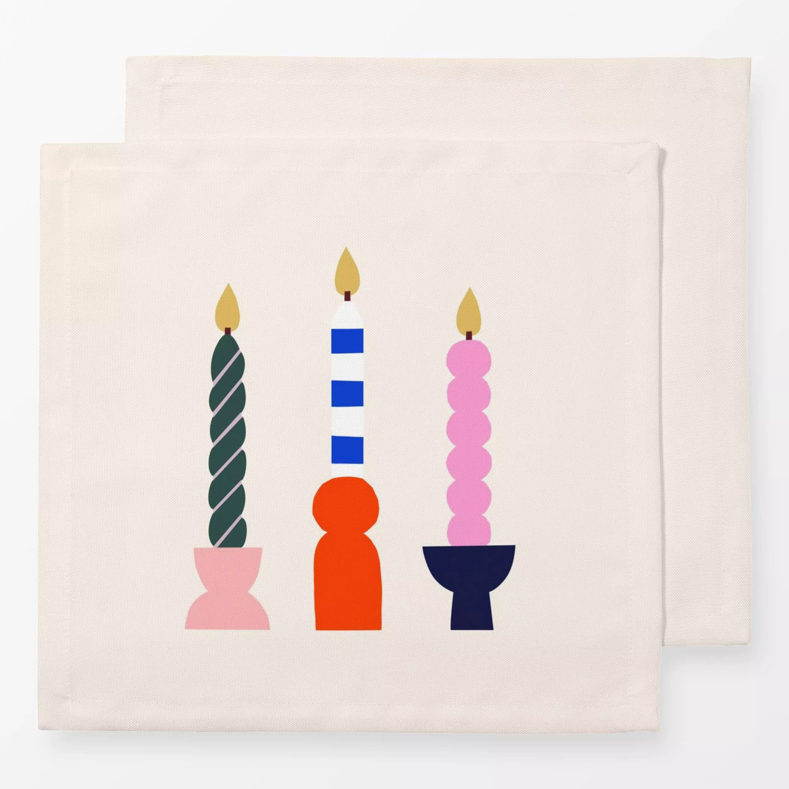Servietten Kerzen XMAS - Weihnachten - von „Maren Gross "; Cozy, Merry Christmas, trend, Weihnachtsdeko, advent, Kerzen, fro...