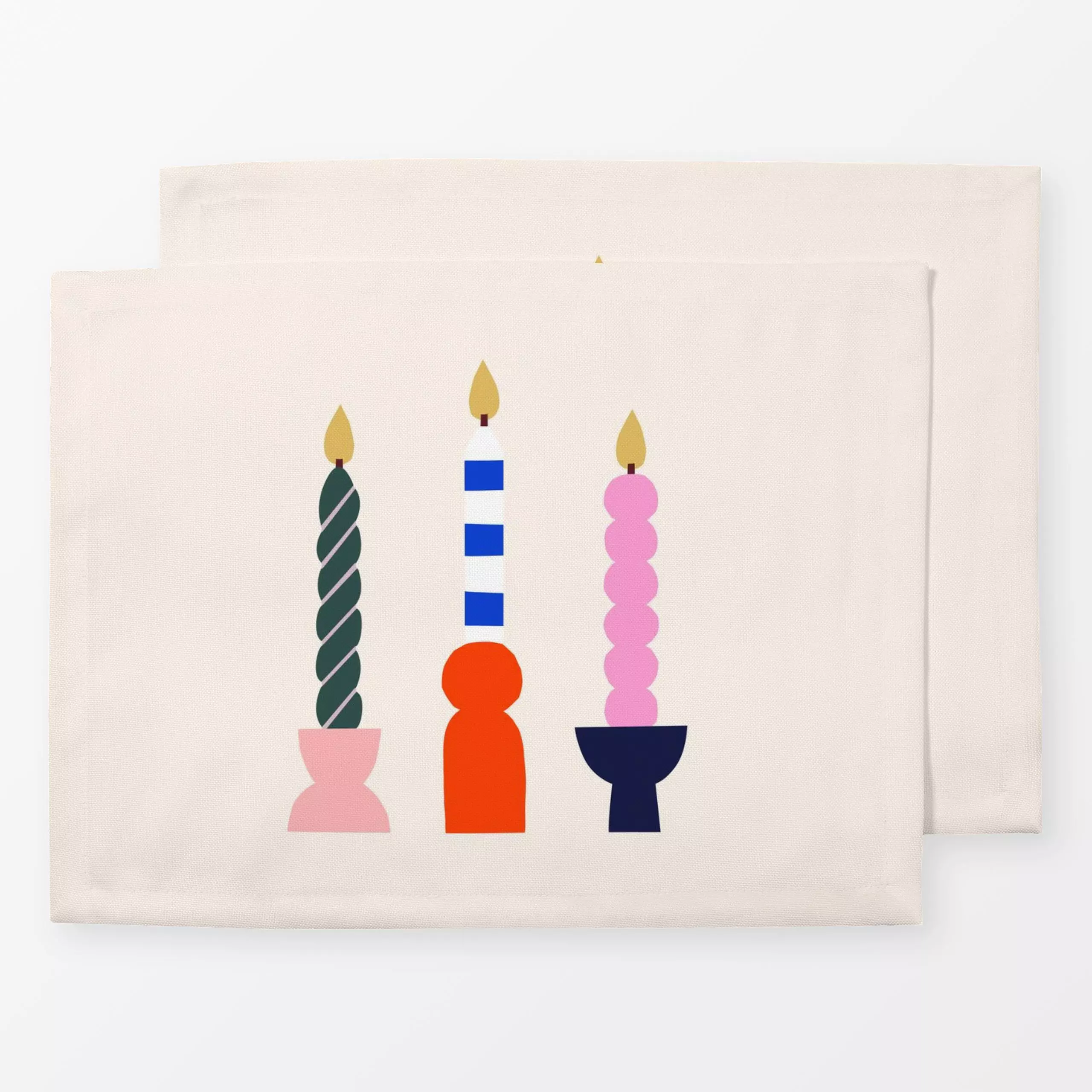 Tischset Kerzen XMAS - Weihnachten - von „Maren Gross "; Cozy, Merry Christmas, trend, Weihnachtsdeko, advent, Kerzen, frohe...