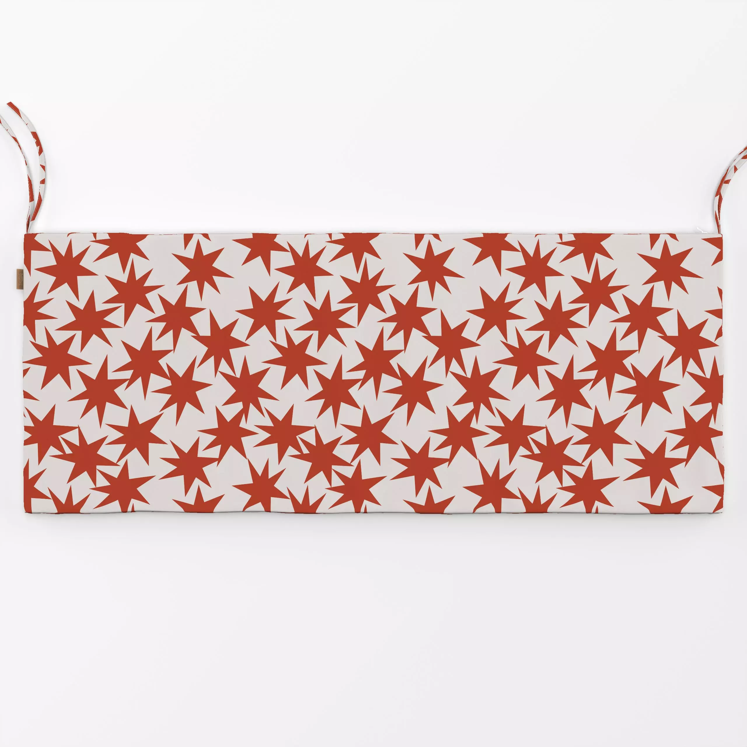 Bankauflage Magical Stars Red - Weihnachten, Symbole & Muster, Anlässe - von „Jana Driver"; Muster, Sterne, Weihnachten, pat...