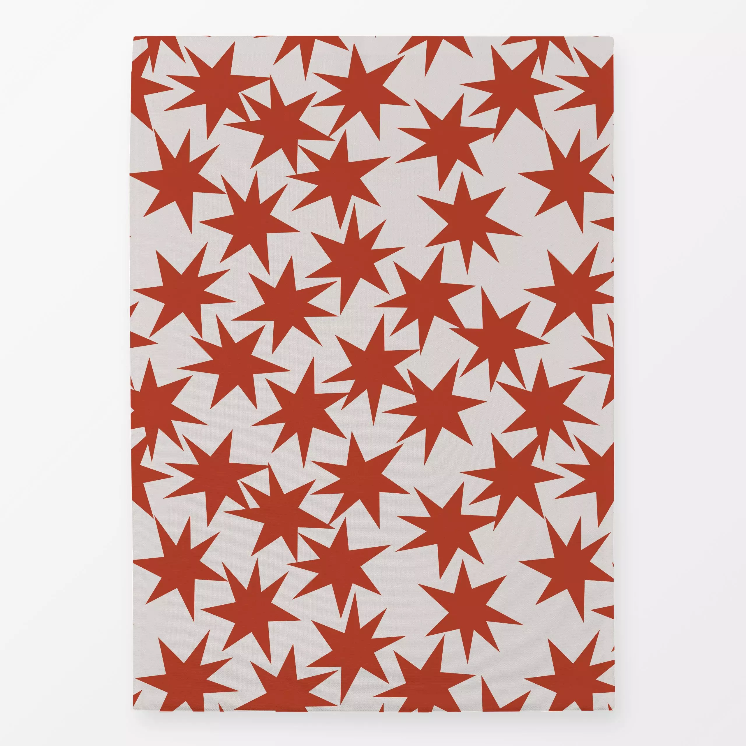 Geschirrtücher Magical Stars Red - Weihnachten, Symbole & Muster, Anlässe - von „Jana Driver"; Muster, Sterne, Weihnachten, ...