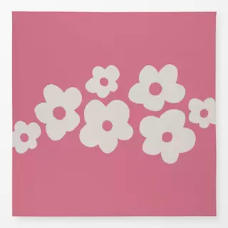 Tischdecke Little flowers pink
