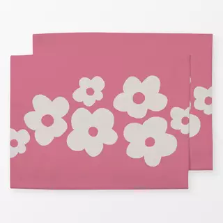 Tischset Little flowers pink