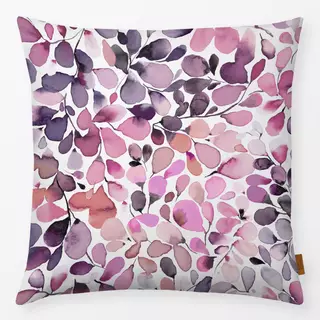 Kissen Eukalyptus Blätter Aquarell