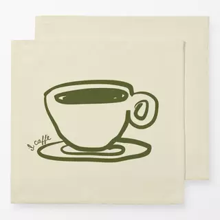 Servietten Kaffee Cafe