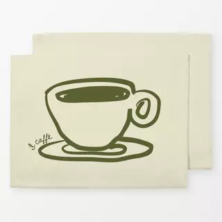 Tischset Kaffee Cafe