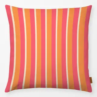Kissen Summer Stripes Coral Orange