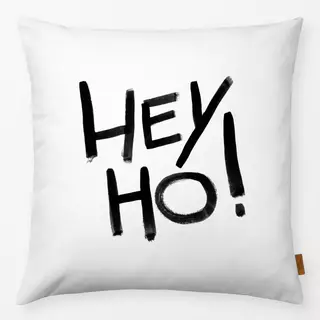 Kissen HEYHO! schwarz