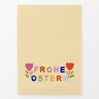 Geschirrtücher Frohe Ostern Tulpen Gelb