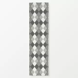 Tischläufer AlpenChic Argyle Raute Grün