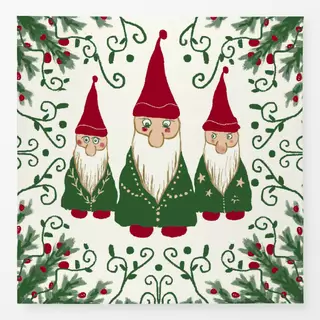 Tischdecke Weihnachtswichtel