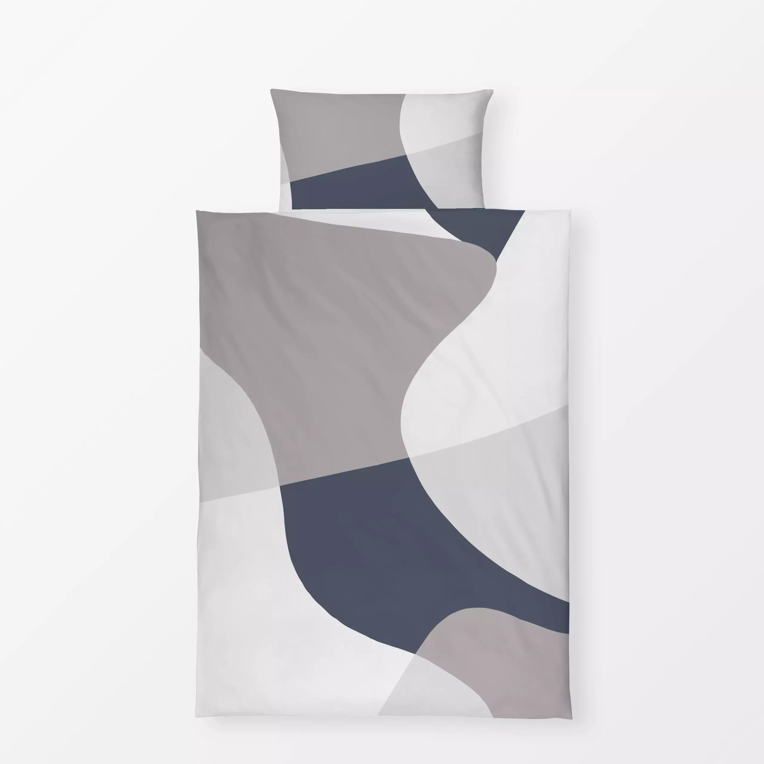 Bettwäsche Organic Shapes 5 - Symbole & Muster - von „Mareike Böhmer"; minimal, abstrakt, skandinavisch, Minimalismus, forme...