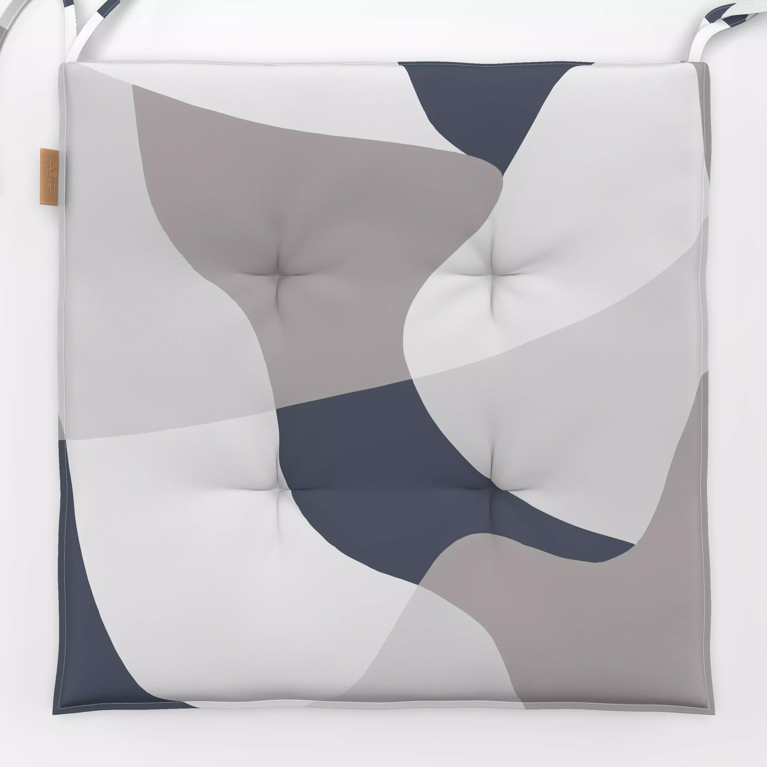 Sitzkissen Organic Shapes 5 - Symbole & Muster - von „Mareike Böhmer"; minimal, abstrakt, skandinavisch, Minimalismus, forme...