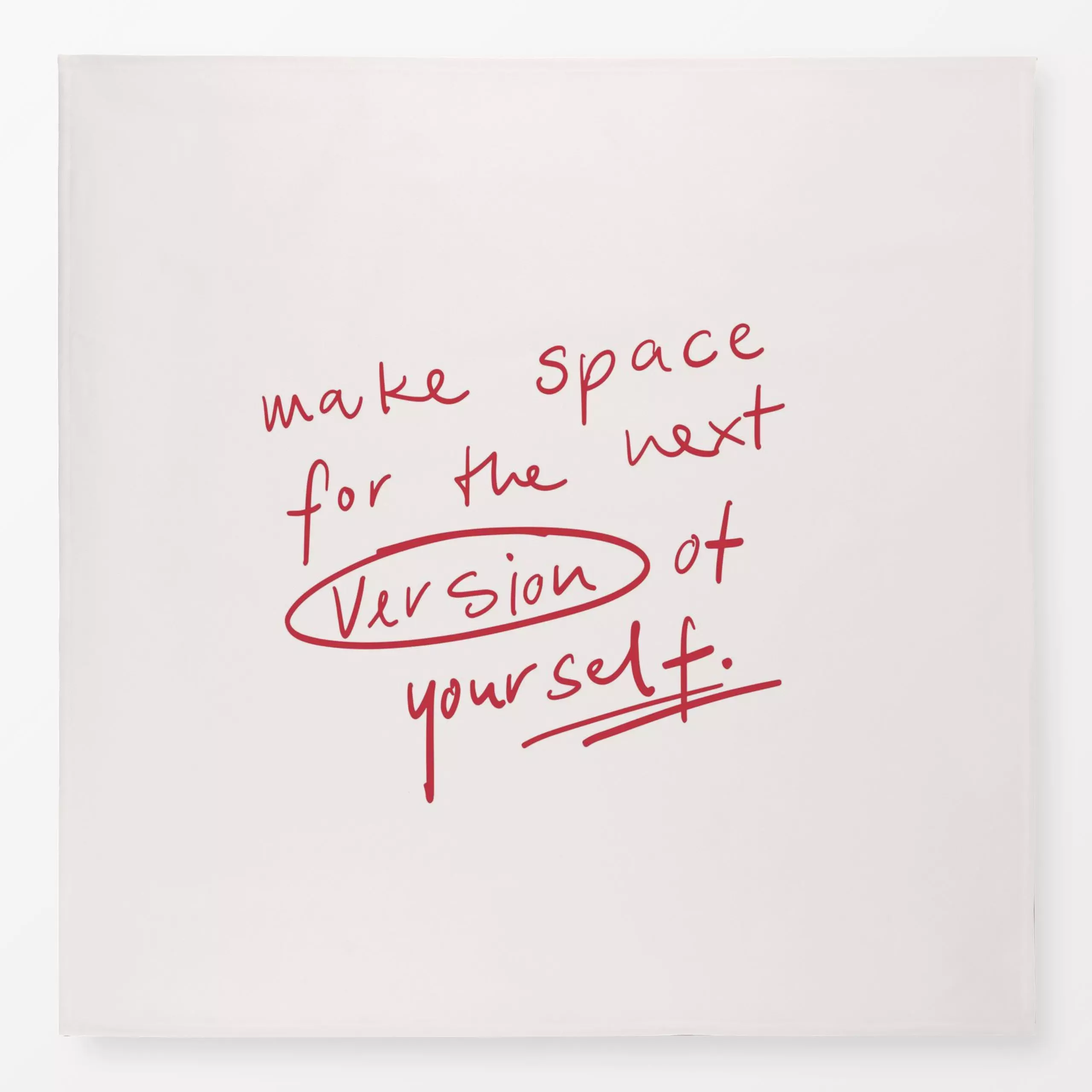 Tischdecke Space - Sprüche & Schriftzüge - von „Kruth Design"; Zitate und Slogans, Liebeszitate, spruch, Spruchkissen, Hands...