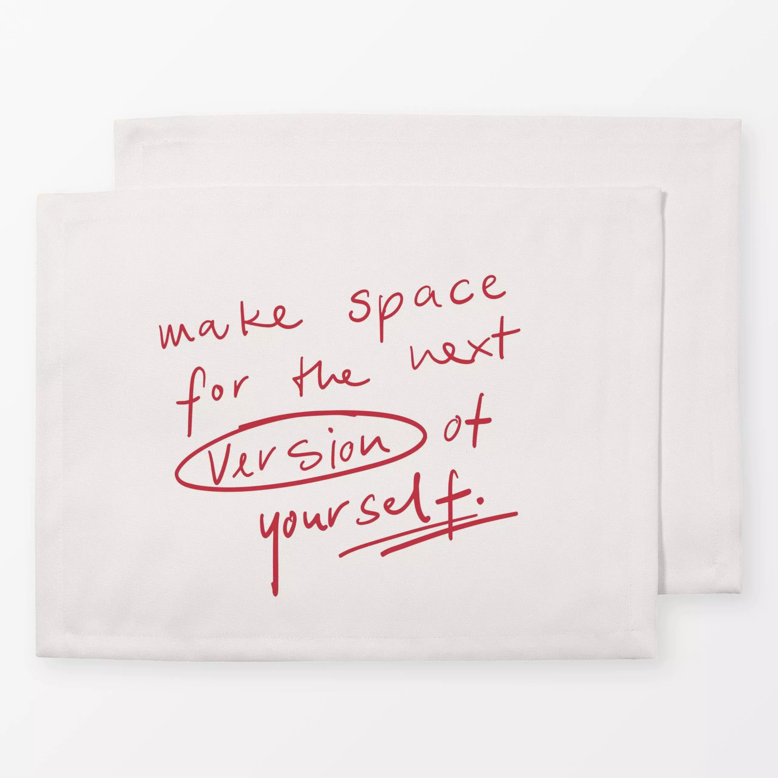 Tischset Space, Spruch, von Kruth Design