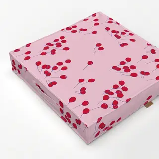 Bodenkissen Luftballons rot-rosa