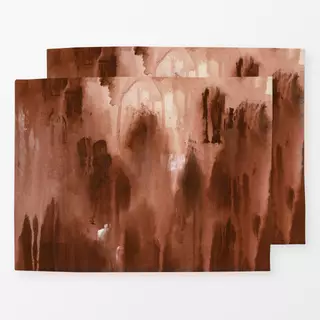 Tischset Painterly Perfection Rust 6