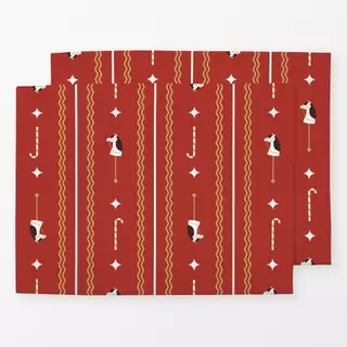 Tischset Hobbyhorse Pattern
