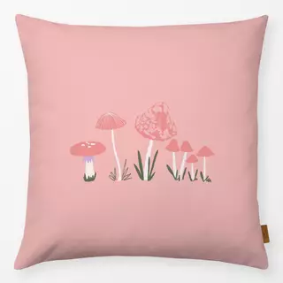 Kissen Bunte Pilze Rosa
