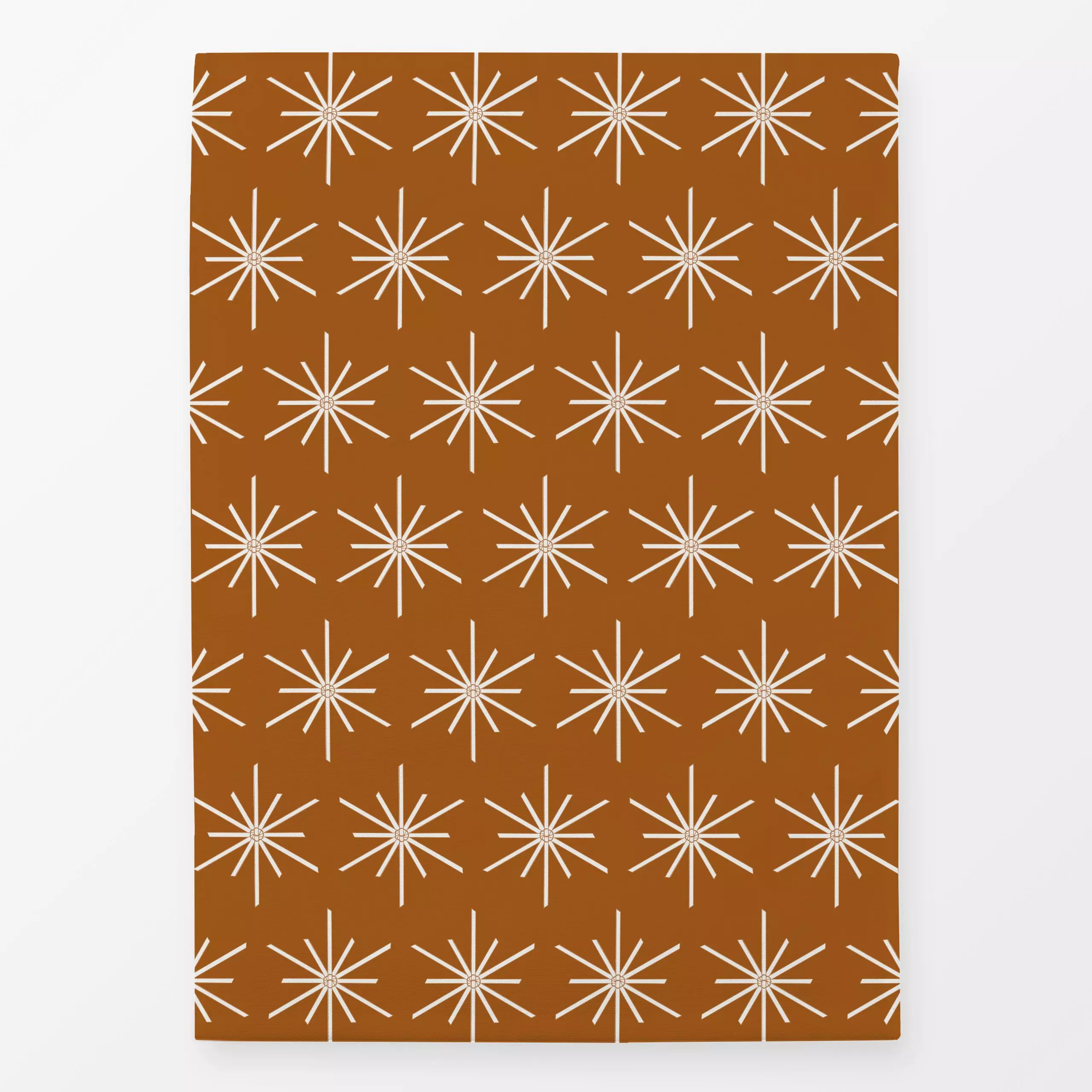 Geschirrtücher Strohstern rostbraun - Weihnachten, Winter - von „Kathrin Woo"; boho, Weihnachten, Winter, xmas, Weihnachtsde...