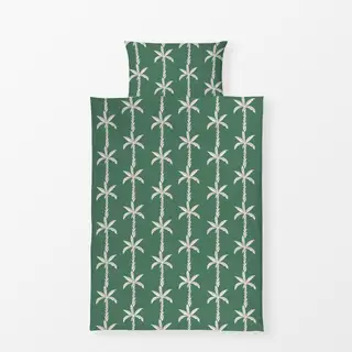 Bettwäsche Palm pattern - green