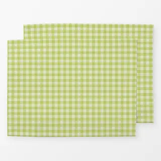 Tischset Ostern Vichy Pastell Grün