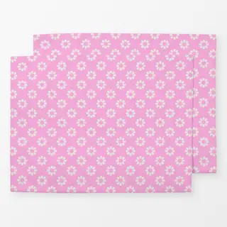 Tischset Muster Blüten rosa