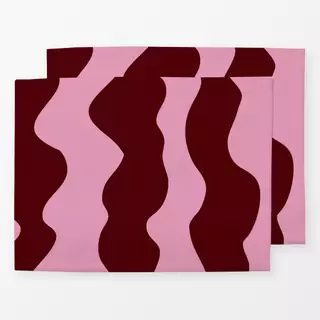 Tischset Happy Kids Welle Burgund